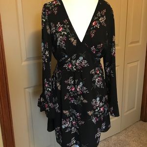 Black floral dress 🌸